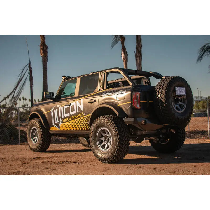 ICON 44200T ICON 21+ Ford Bronco Tubular Rear Track Bar Kit - Adjustable - 44200T
