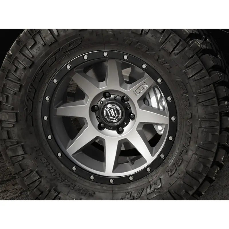 ICON 89121524B ICON Alloys Lug Nut Kit Black - 12x1.5 - 24 Lug Nuts w/ Key - 89121524B