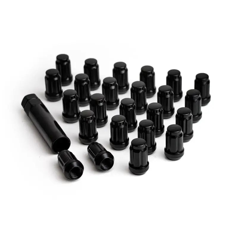 ICON 89121524B ICON Alloys Lug Nut Kit Black - 12x1.5 - 24 Lug Nuts w/ Key - 89121524B