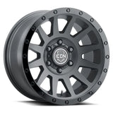 Gray off-road wheel 18x9 compression double black RV parts & accessories