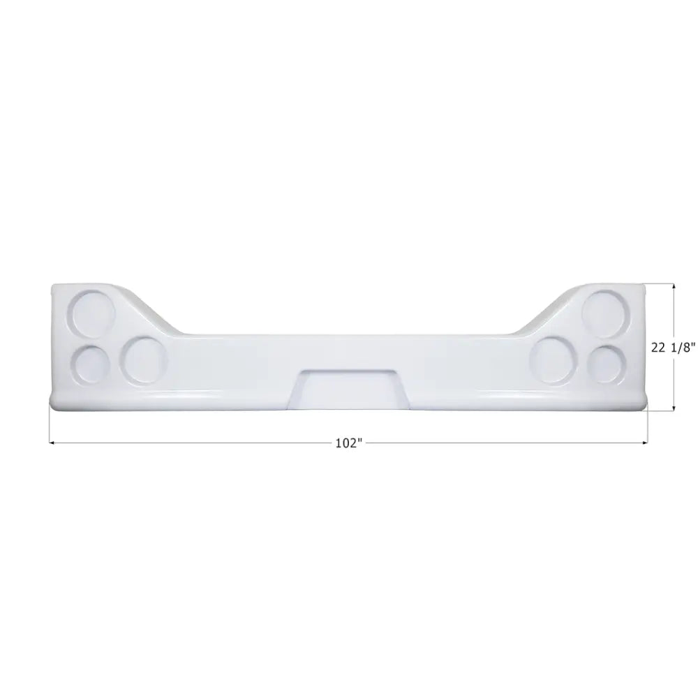Icon Impact Resistant Design Roof Vent Corner Insert 14512 - Bumper Jayco 0181701 Unpainted