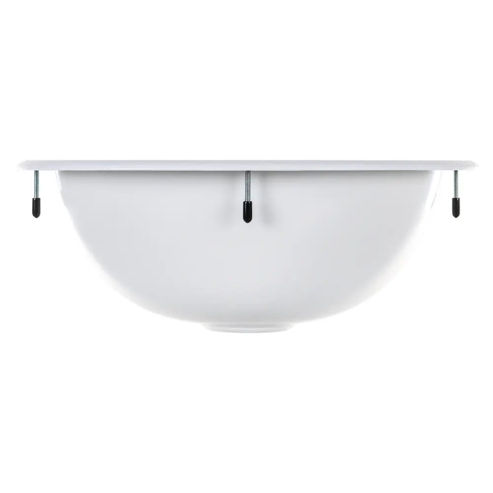 Icon Install The Drain As Required Sink 15919 - SO1013 Oval 10X13 Polar WH