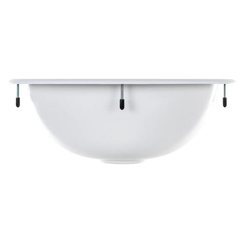 Icon Install The Drain As Required Sink 15919 - SO1013 Oval 10X13 Polar WH