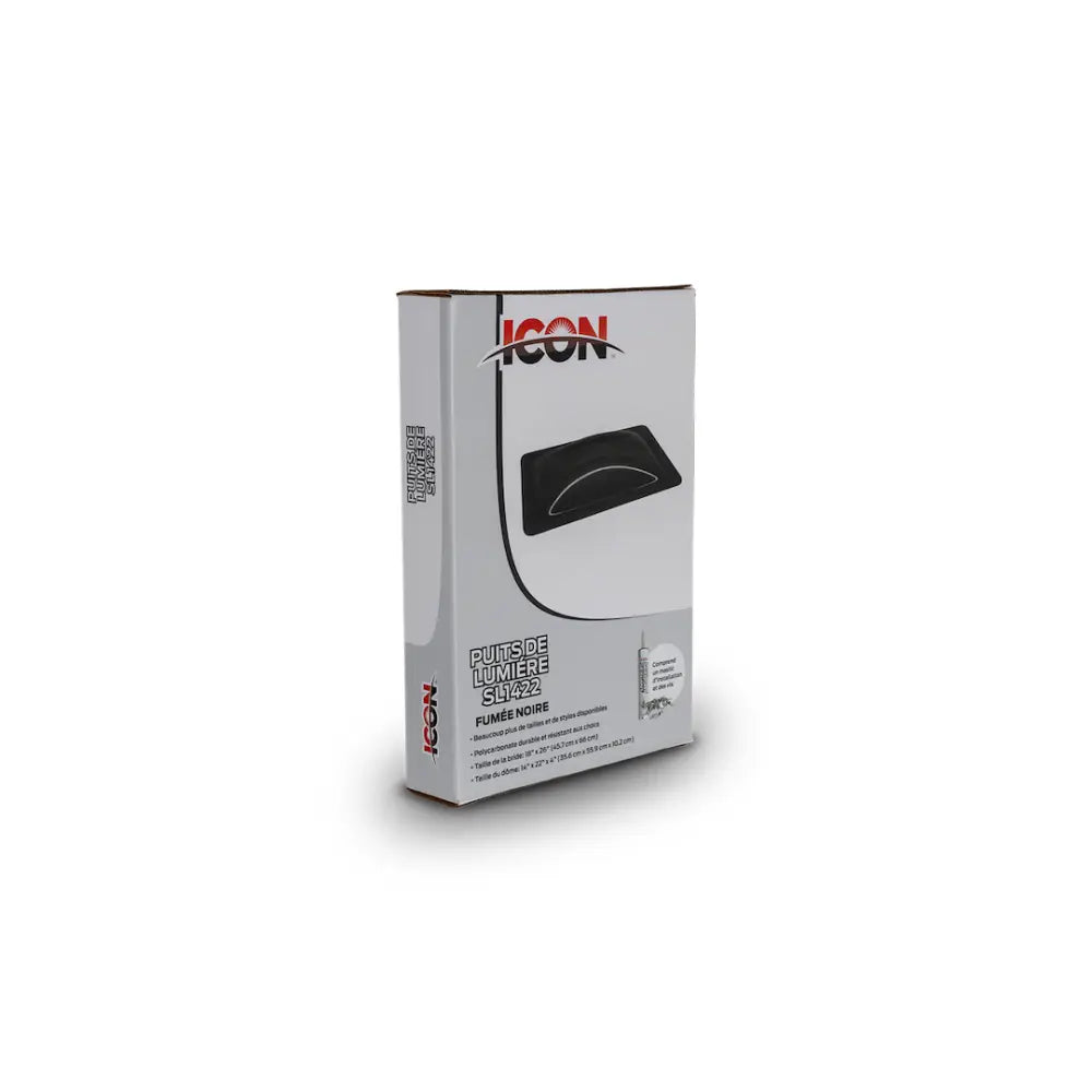 Icon Install With Icon Skylight Sealant 16032 - Smoke SL 1422D Dark Inc