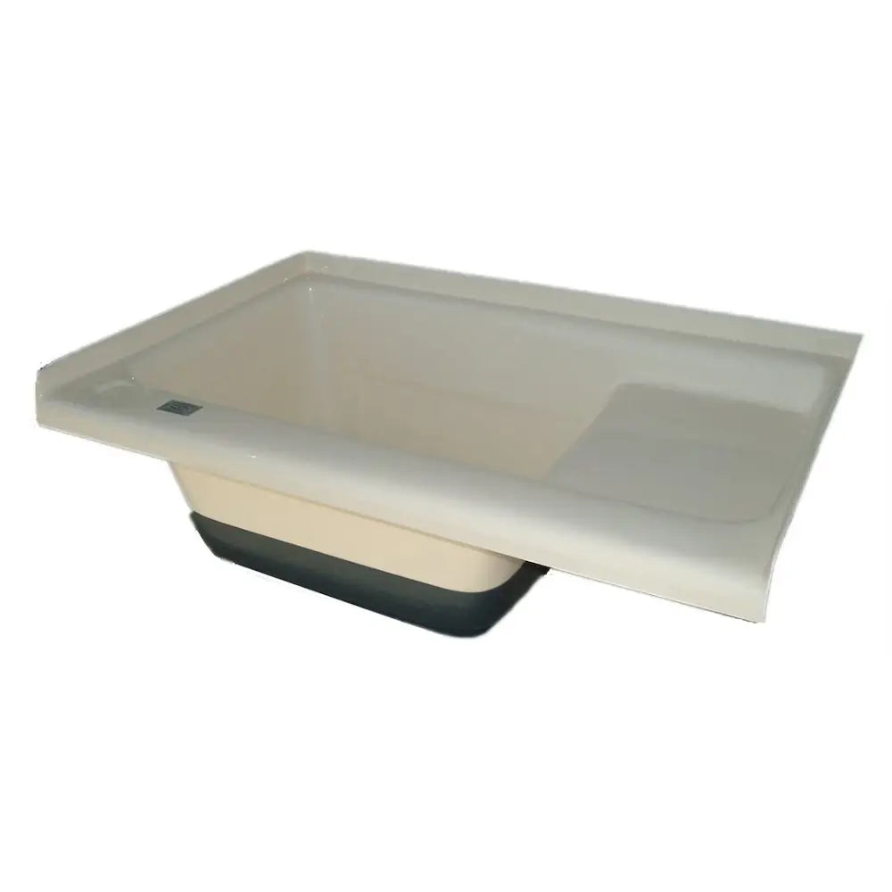 Icon 00474 Constructed of durable abs plastic - White Left Hand Drain Polar