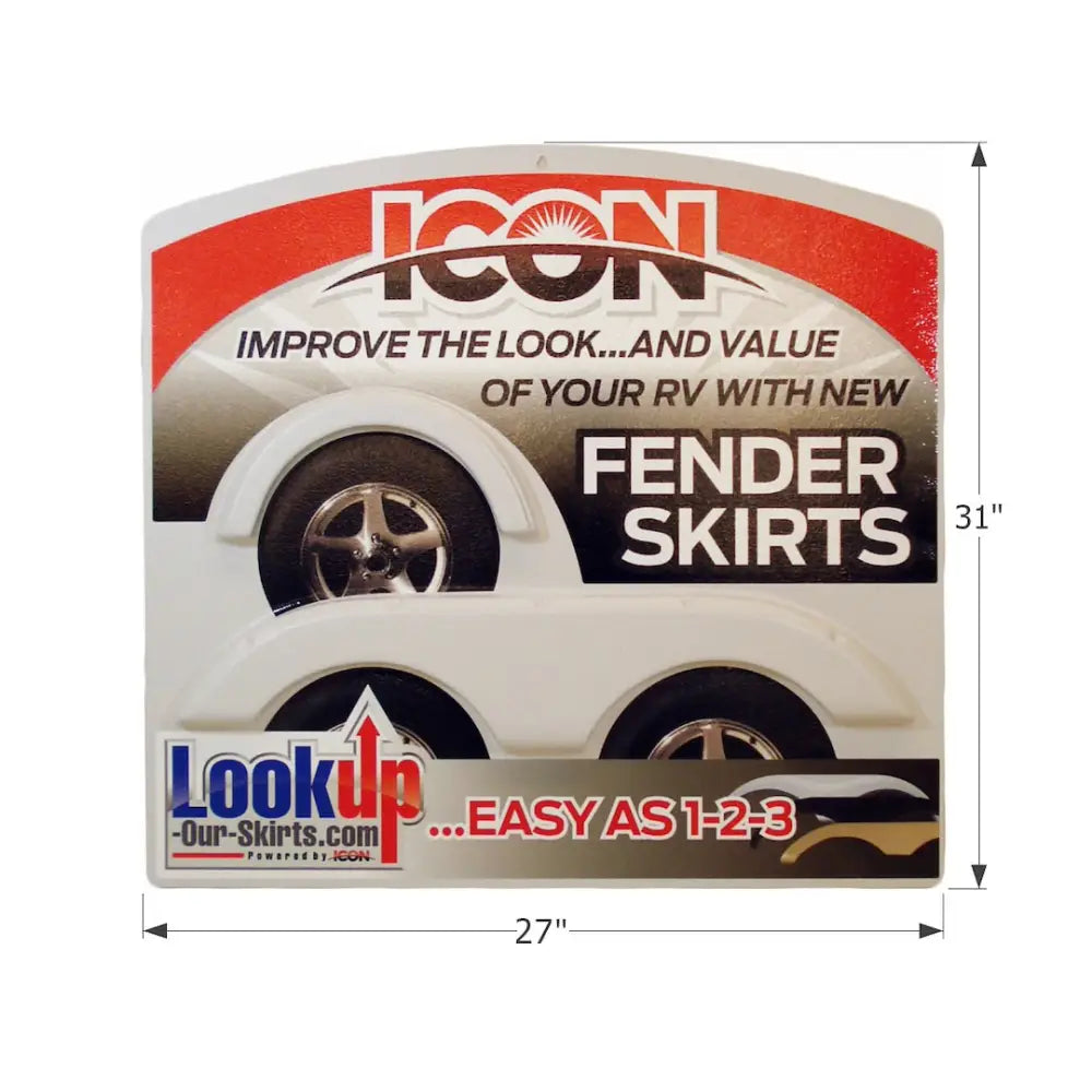 Icon 12063 - Fender Skirt Sign