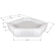 Icon 15233 - Shower Pan NSB3434-PW
