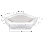 Icon 15234 - Shower Pan NSB3636-PW