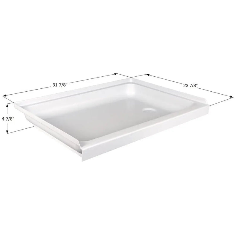 Icon Made In USA Shower Pan 15238 - SP2432RH-PW RH Drain