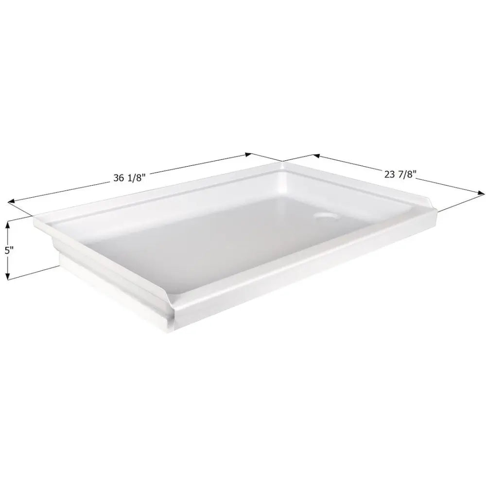 Icon Made In USA Shower Pan 15241 - SP2436RH-PW RH Drain