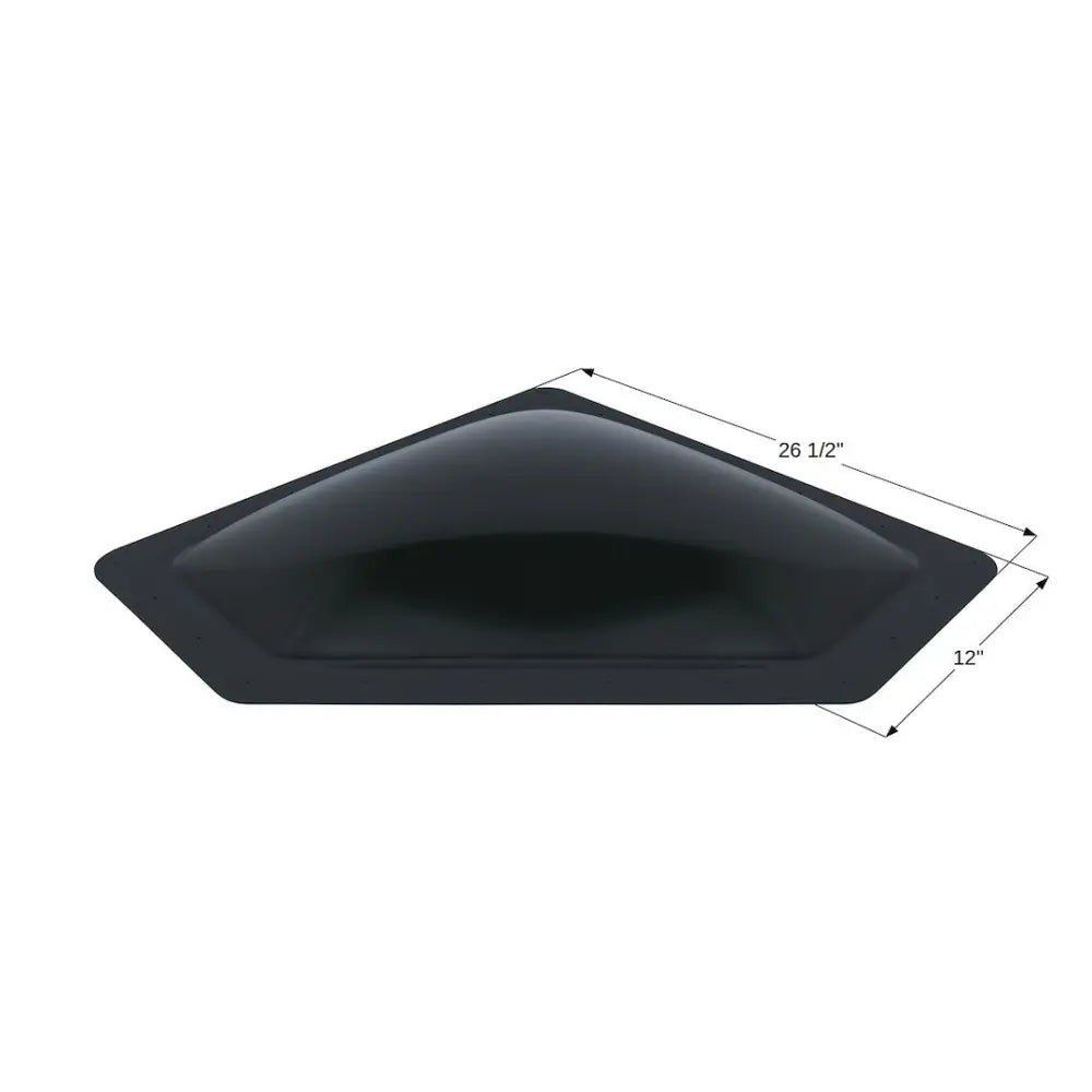 Icon 15354 Durable, Impact-Resistant Polycarbonate - Smoke Skylight NSL229 Dark