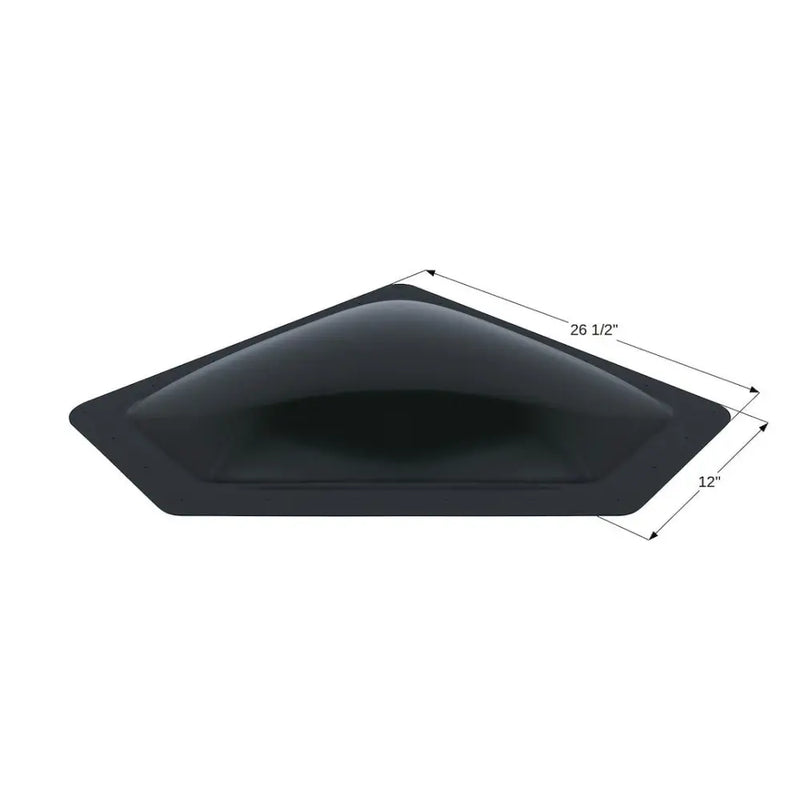 Icon 15354 Durable, Impact-Resistant Polycarbonate - Smoke Skylight NSL229 Dark