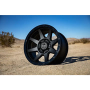 ICON 1817855557DB ICON Rebound 17x8.5 5x150 25mm Offset 5.75in BS 110.1mm Bore Double Black Wheel