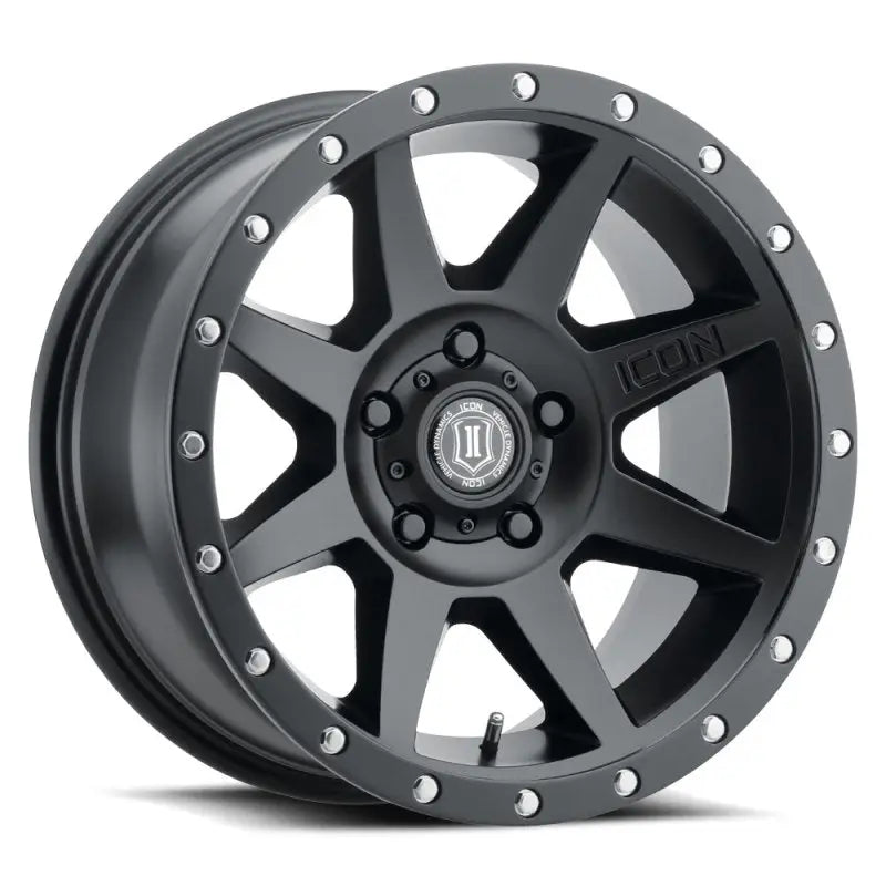 ICON 1817858547SB ICON Rebound 17x8.5 5x5.5 0mm Offset 4.75in BS Satin Black Wheel - 1817858547SB