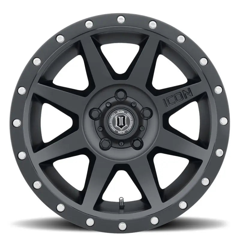 ICON 1817858547SB ICON Rebound 17x8.5 5x5.5 0mm Offset 4.75in BS Satin Black Wheel - 1817858547SB