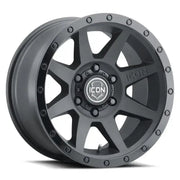 ICON Rebound 17x8.5 5x5 -6mm Offset 4.5in BS 71.5mm Bore Double Black Wheel - Wheels