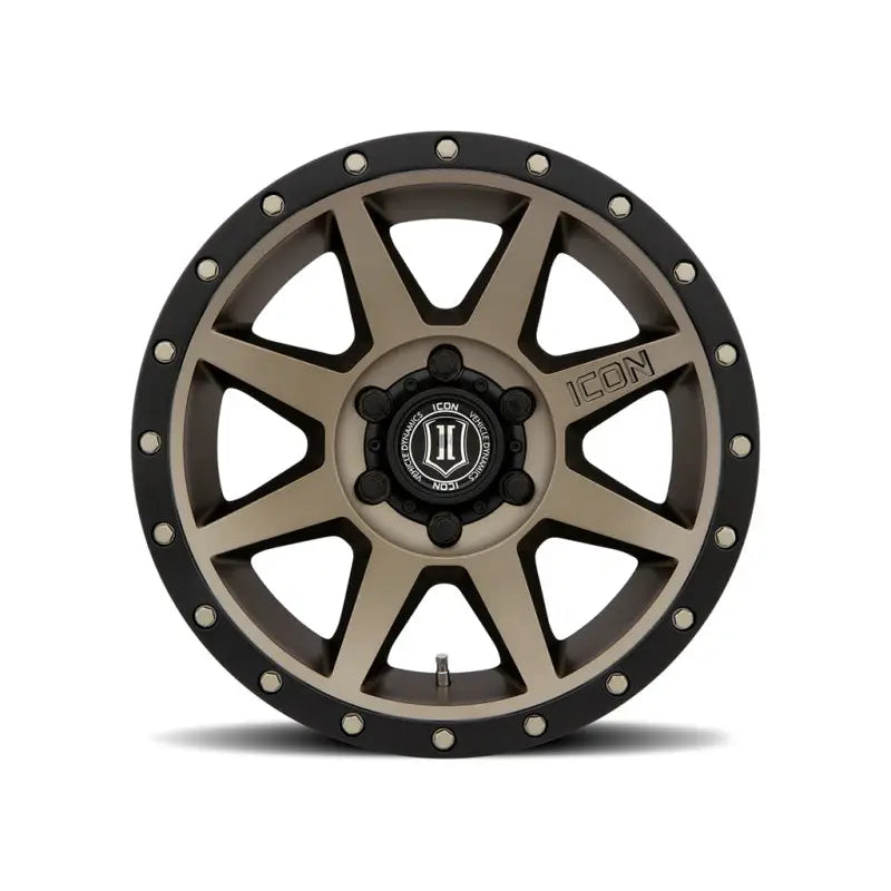 ICON 1817859057BR ICON Rebound 17x8.5 6x5.5 25mm Offset 5.75in BS 95.1mm Bore Bronze Wheel - 1817859057BR