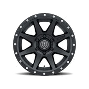 ICON 1817859057SB ICON Rebound 17x8.5 6x5.5 25mm Offset 5.75in BS 95.1mm Bore Satin Black Wheel - 1817859057SB