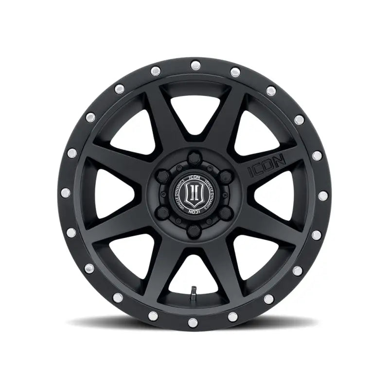 ICON 1817859057SB ICON Rebound 17x8.5 6x5.5 25mm Offset 5.75in BS 95.1mm Bore Satin Black Wheel - 1817859057SB
