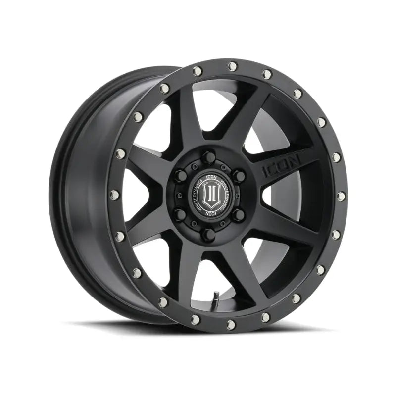 ICON 1817859057SB ICON Rebound 17x8.5 6x5.5 25mm Offset 5.75in BS 95.1mm Bore Satin Black Wheel - 1817859057SB
