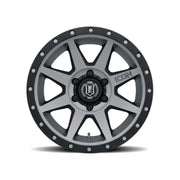 ICON 1817859057TT ICON Rebound 17x8.5 6x5.5 25mm Offset 5.75in BS 95.1mm Bore Titanium Wheel - 1817859057TT