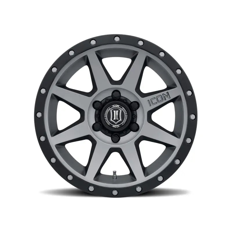 ICON 1817859057TT ICON Rebound 17x8.5 6x5.5 25mm Offset 5.75in BS 95.1mm Bore Titanium Wheel - 1817859057TT
