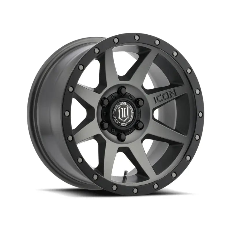 ICON 1817859057TT ICON Rebound 17x8.5 6x5.5 25mm Offset 5.75in BS 95.1mm Bore Titanium Wheel - 1817859057TT