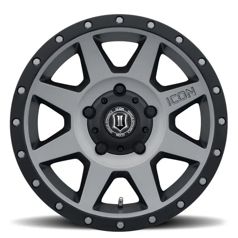 ICON 1818905560TT ICON Rebound 18x9 5x150 25mm Offset 6in BS 110.1mm Bore Titanium Wheel - 1818905560TT
