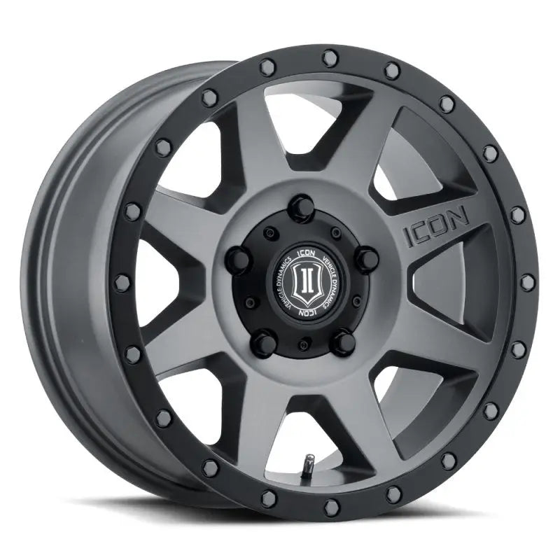 ICON 1818905560TT ICON Rebound 18x9 5x150 25mm Offset 6in BS 110.1mm Bore Titanium Wheel - 1818905560TT