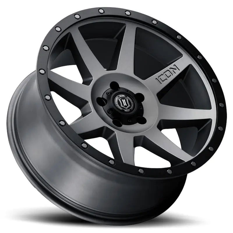 ICON 1820908350TT ICON Rebound 20x9 6x5.5 0mm Offset 5in BS Titanium Wheel - 1820908350TT