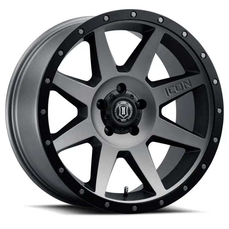 ICON 1820908350TT ICON Rebound 20x9 6x5.5 0mm Offset 5in BS Titanium Wheel - 1820908350TT