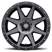 ICON 1820908350TT ICON Rebound 20x9 6x5.5 0mm Offset 5in BS Titanium Wheel - 1820908350TT