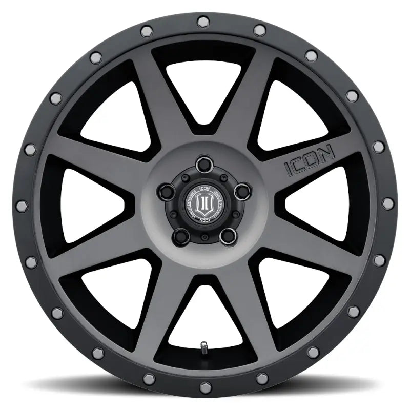 ICON 1820908350TT ICON Rebound 20x9 6x5.5 0mm Offset 5in BS Titanium Wheel - 1820908350TT