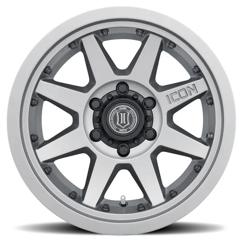 ICON Rebound Pro 17x8.5 5x5 -6mm Offset 4.5in BS 71.5mm Bore Titanium Wheel - 21817857345TT