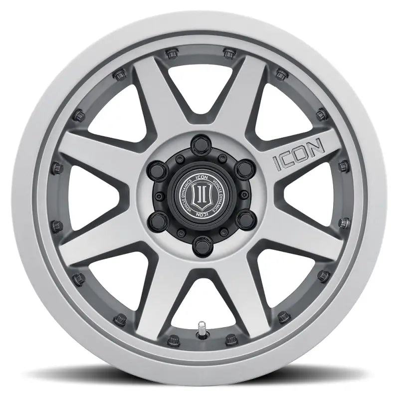 ICON 21817857345TT ICON Rebound Pro 17x8.5 5x5 -6mm Offset 4.5in BS 71.5mm Bore Titanium Wheel - 21817857345TT