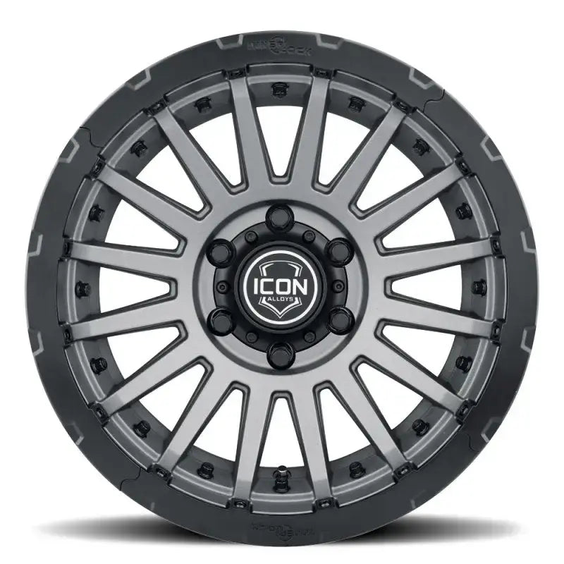 ICON Recon Pro 17x8.5 5 x 150 25mm Offset 5.75in BS Charcoal Wheel - 23617855557CH
