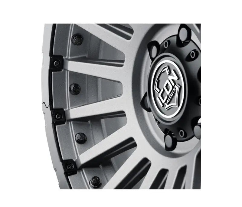 ICON Recon Pro 17x8.5 6x5.5 0mm Offset 4.75in BS 106.1mm Bore Charcoal Wheel - RV and Auto Parts