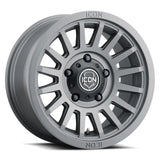 ICON Recon SLX 17x8.5 6x5.5 BP 0mm Offset 4.75in BS 106.1mm Bore Charcoal Wheel - Truck & Automotive