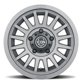 ICON Recon SLX 17x8.5 6x5.5 BP 0mm Offset 4.75in BS 106.1mm Bore Charcoal Wheel - Truck & Automotive