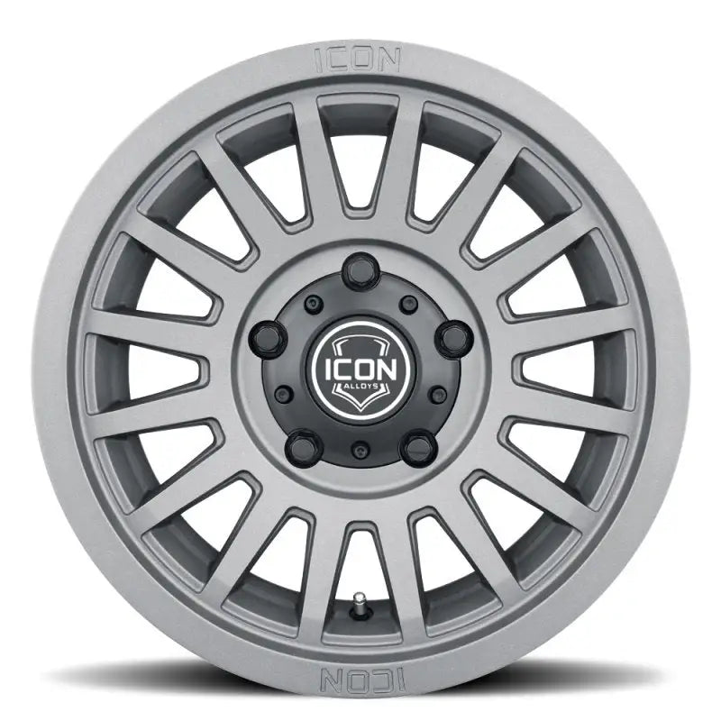 ICON Recon SLX 17x8.5 6x5.5 BP 0mm Offset 4.75in BS 106.1mm Bore Charcoal Wheel - Truck & Automotive