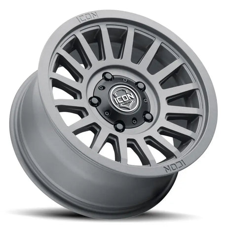 ICON Recon SLX 17x8.5 6x5.5 BP 0mm Offset 4.75in BS 106.1mm Bore Charcoal Wheel - Truck & Automotive