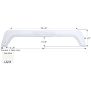 Icon Technologies Limited RV 12208 Fender Skirt - White