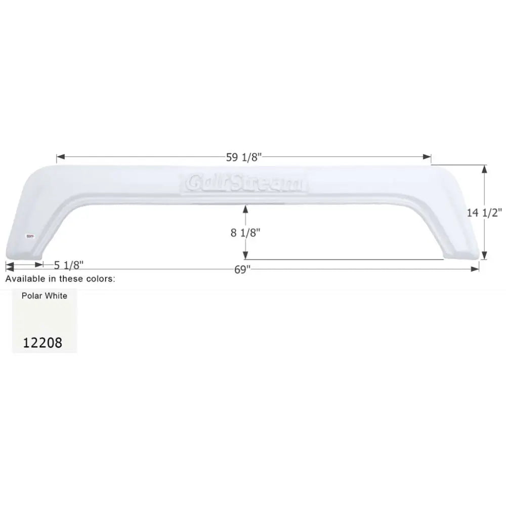 Icon Technologies Limited RV 12208 Fender Skirt - White