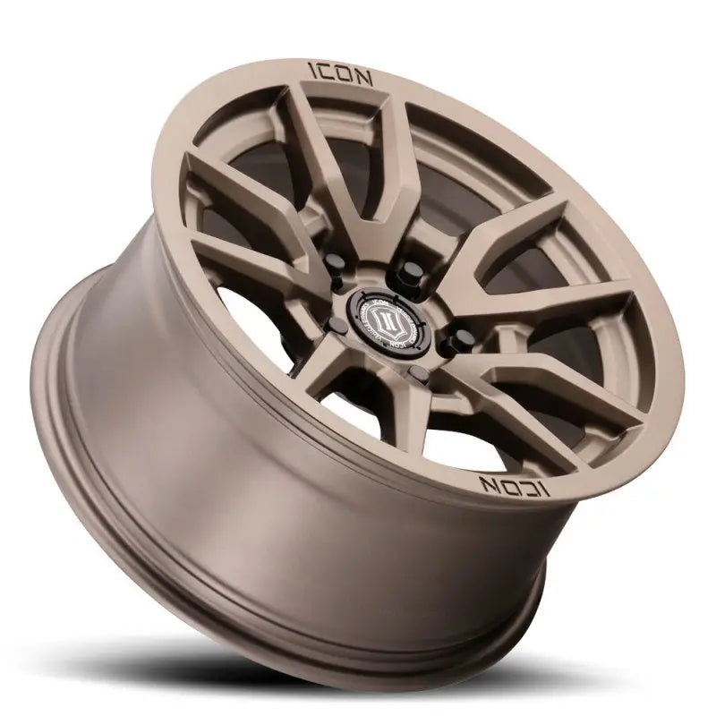 ICON 2617855557BR ICON Vector 5 17x8.5 5x150 25mm Offset 5.75in BS 110.1mm Bore Bronze Wheel - 2617855557BR