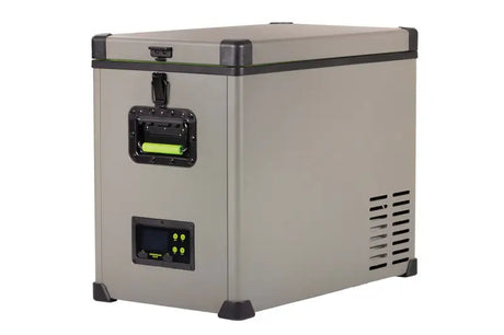 Gray portable fridge IFRIDGE43LMUSA from Ironman 4X4 M-Series Icecube model