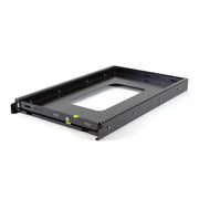 Black metal fridge slide for IFRIDGESLIDE012 Ironman 4X4 fridge model, sturdy and durable