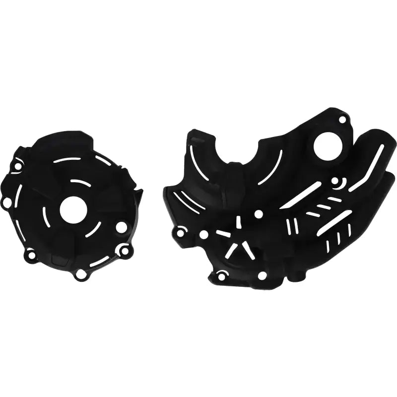 Ignition/Clutch Covers Black Yam - Powersports