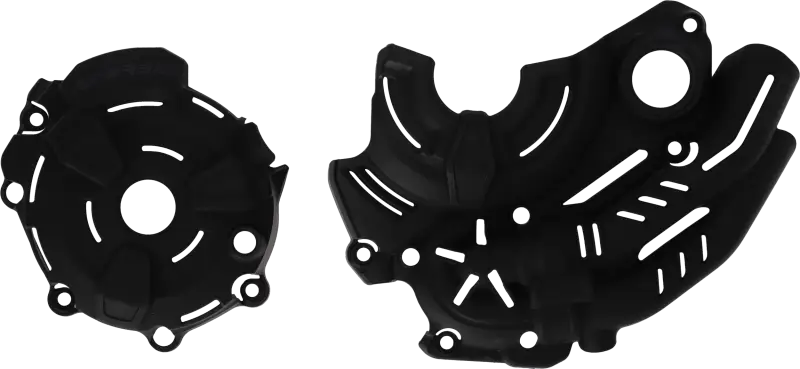 Ignition/Clutch Covers Black Yam - Powersports