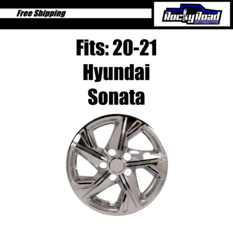 IMP463X Coast2Coast 20-21 Sonata 16' Chrome Set, stylish chrome wheel cover for Hyundai Sonata. Fits 20-21 models, enhances appearance and protects finish.