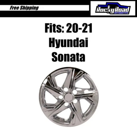 IMP463X Coast2Coast 20-21 Sonata 16' Chrome Set, stylish chrome wheel cover for Hyundai Sonata. Fits 20-21 models, enhances appearance and protects finish.